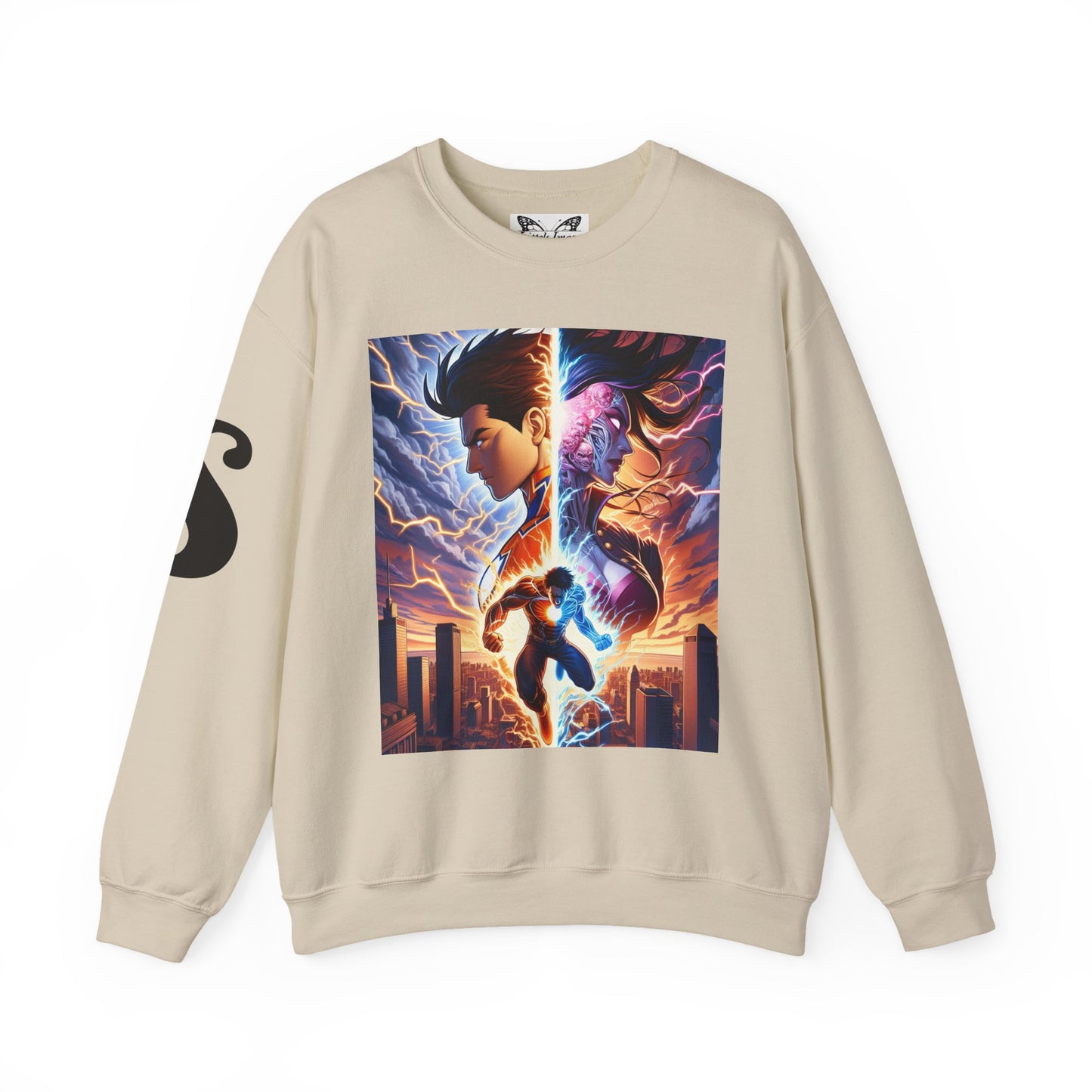 Epic Heroic Battle Unisex Sweatshirt | Cozy Crewneck for Nerds, Gifts for Fans, Stylish Casual Wear, Perfect for Conventions