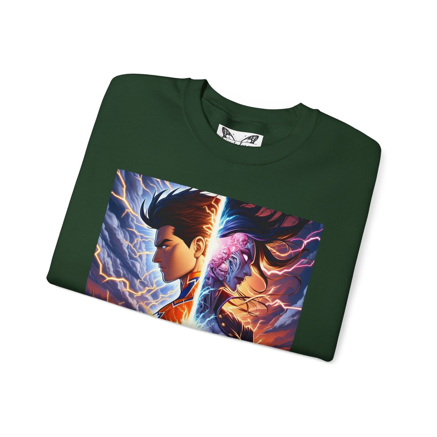 Epic Heroic Battle Unisex Sweatshirt | Cozy Crewneck for Nerds, Gifts for Fans, Stylish Casual Wear, Perfect for Conventions