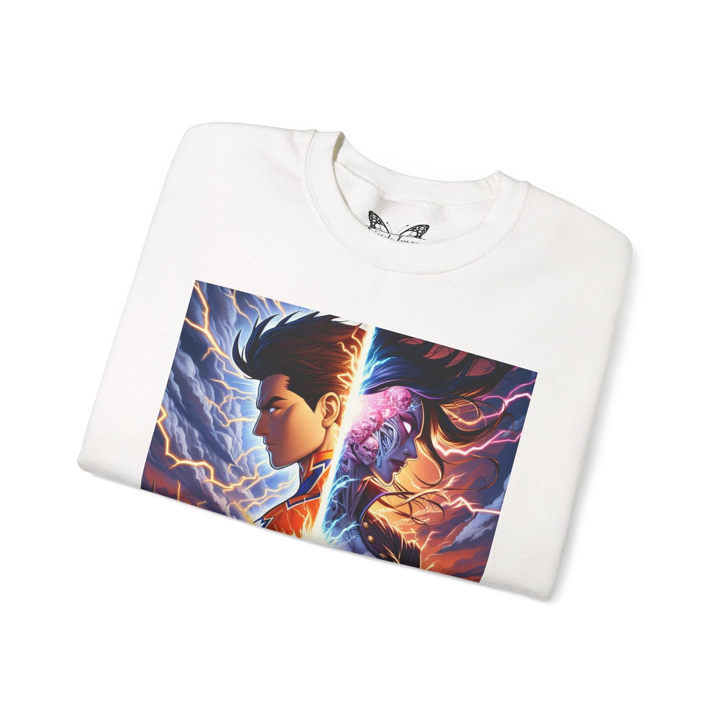 Epic Heroic Battle Unisex Sweatshirt | Cozy Crewneck for Nerds, Gifts for Fans, Stylish Casual Wear, Perfect for Conventions