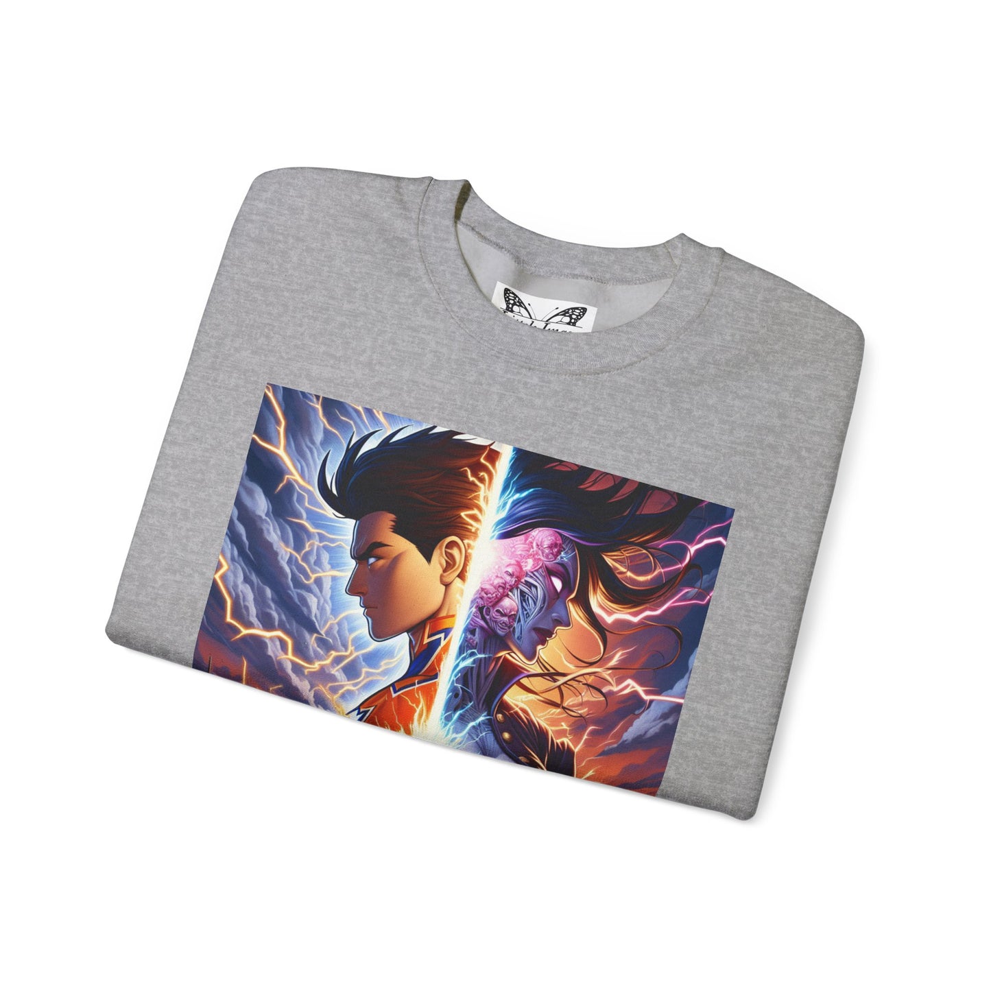 Epic Heroic Battle Unisex Sweatshirt | Cozy Crewneck for Nerds, Gifts for Fans, Stylish Casual Wear, Perfect for Conventions