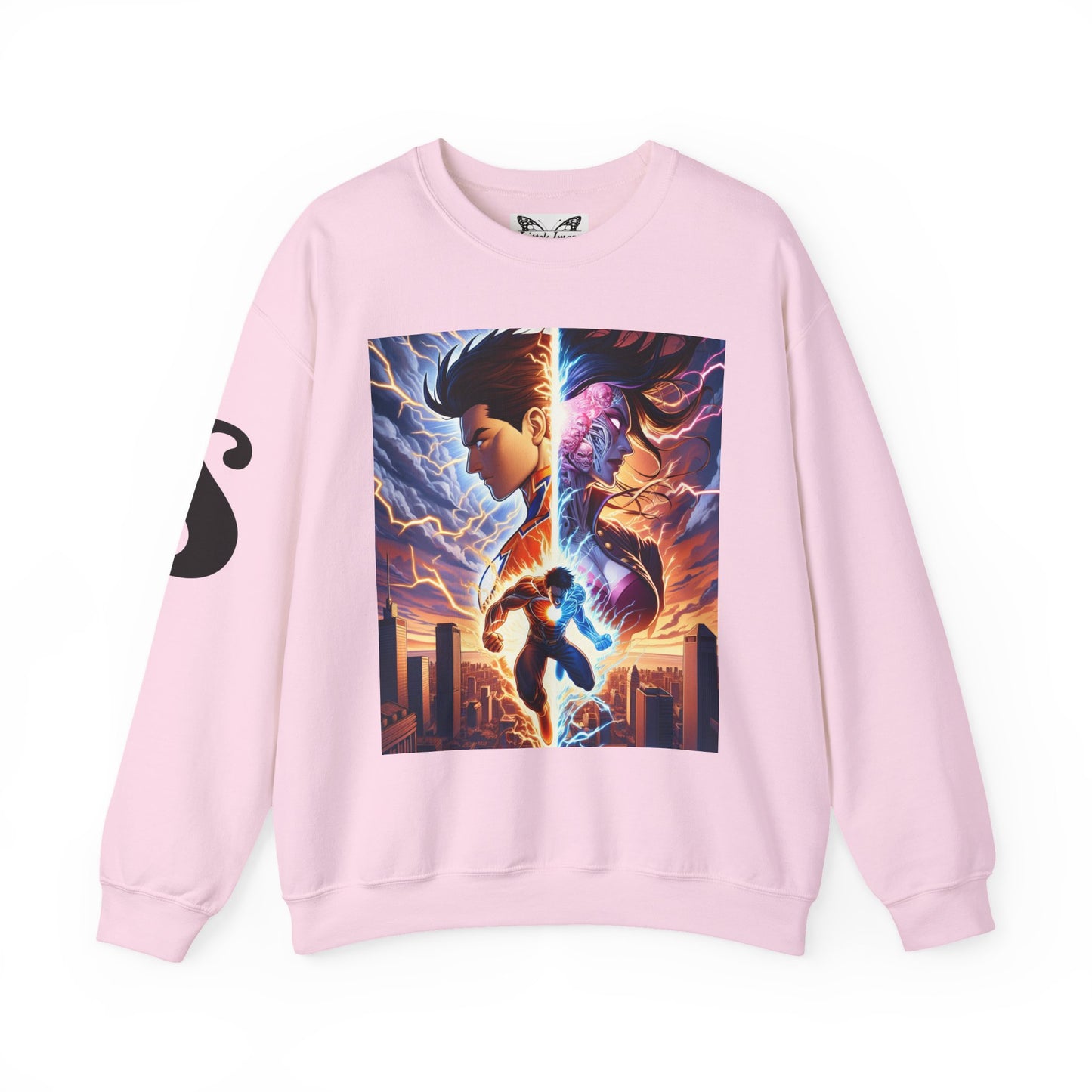 Epic Heroic Battle Unisex Sweatshirt | Cozy Crewneck for Nerds, Gifts for Fans, Stylish Casual Wear, Perfect for Conventions