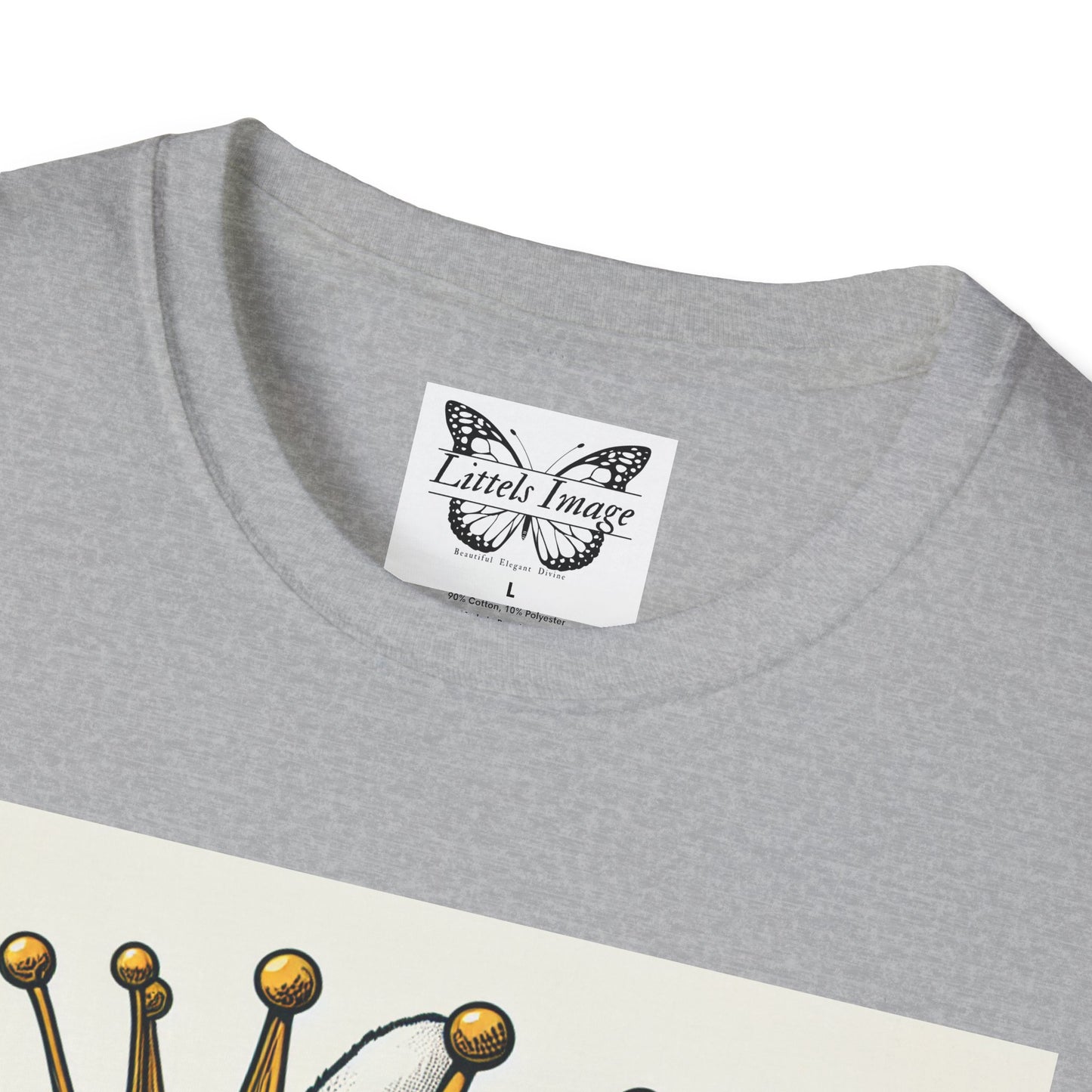 Royal Bunny T-Shirt, Cute Rabbit Tee, Funny Animal Shirt, Perfect for Spring, Easter Gift, Unisex Softstyle Top