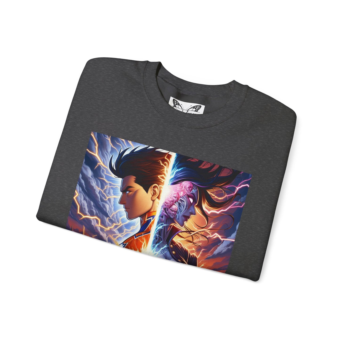 Epic Heroic Battle Unisex Sweatshirt | Cozy Crewneck for Nerds, Gifts for Fans, Stylish Casual Wear, Perfect for Conventions