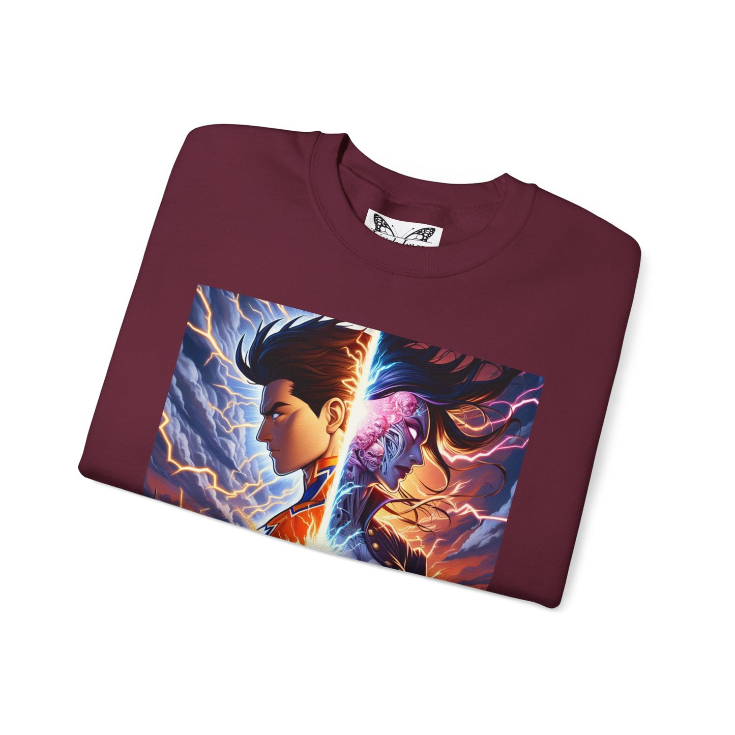 Epic Heroic Battle Unisex Sweatshirt | Cozy Crewneck for Nerds, Gifts for Fans, Stylish Casual Wear, Perfect for Conventions