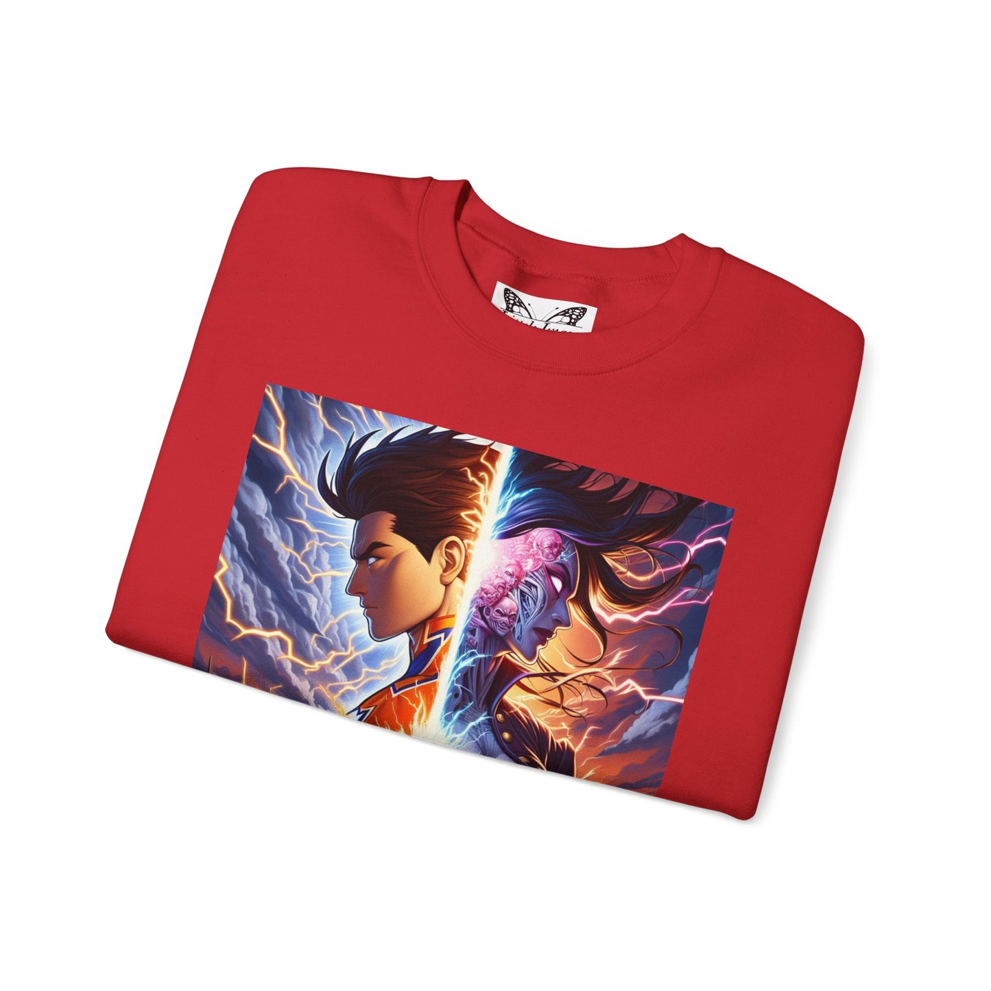 Epic Heroic Battle Unisex Sweatshirt | Cozy Crewneck for Nerds, Gifts for Fans, Stylish Casual Wear, Perfect for Conventions