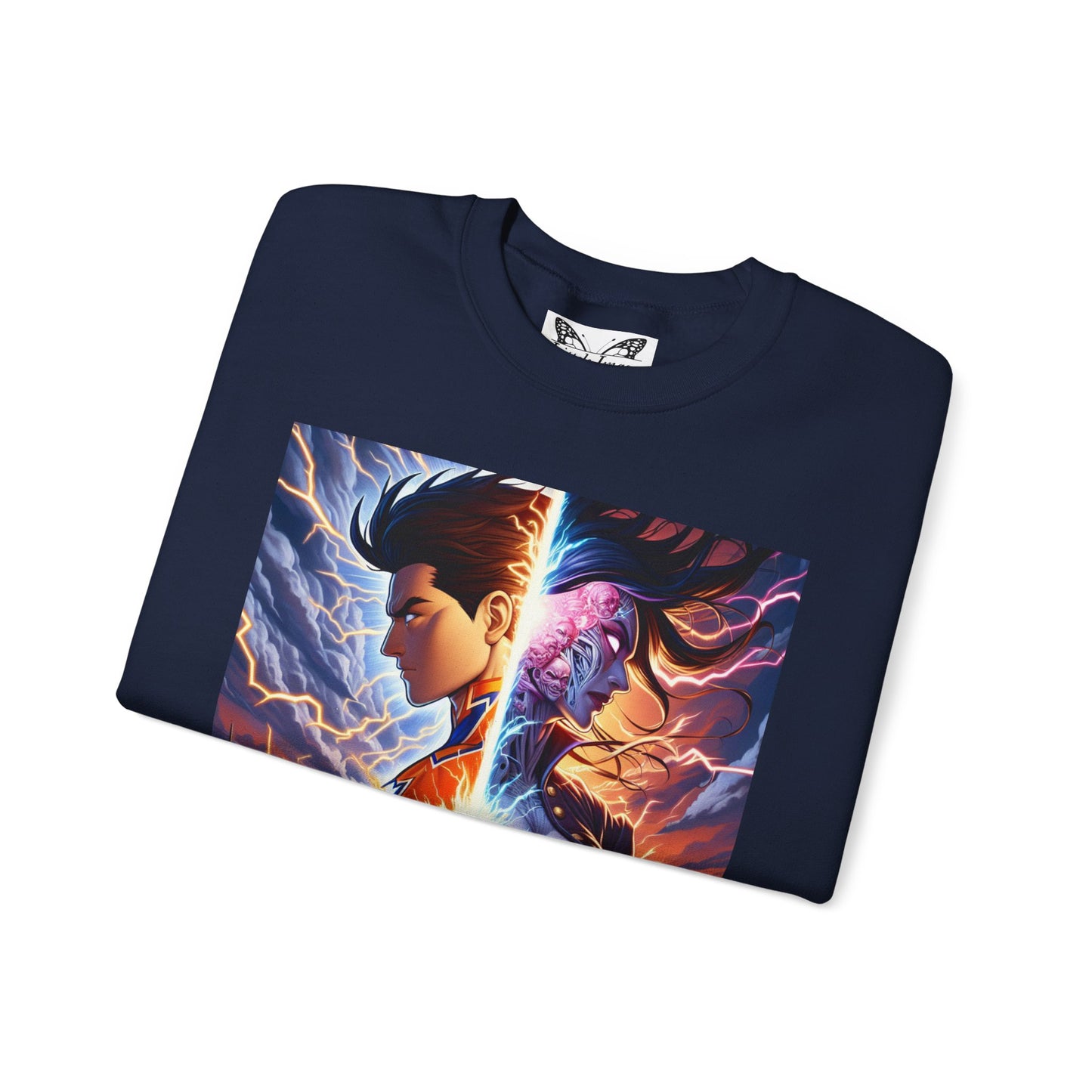 Epic Heroic Battle Unisex Sweatshirt | Cozy Crewneck for Nerds, Gifts for Fans, Stylish Casual Wear, Perfect for Conventions