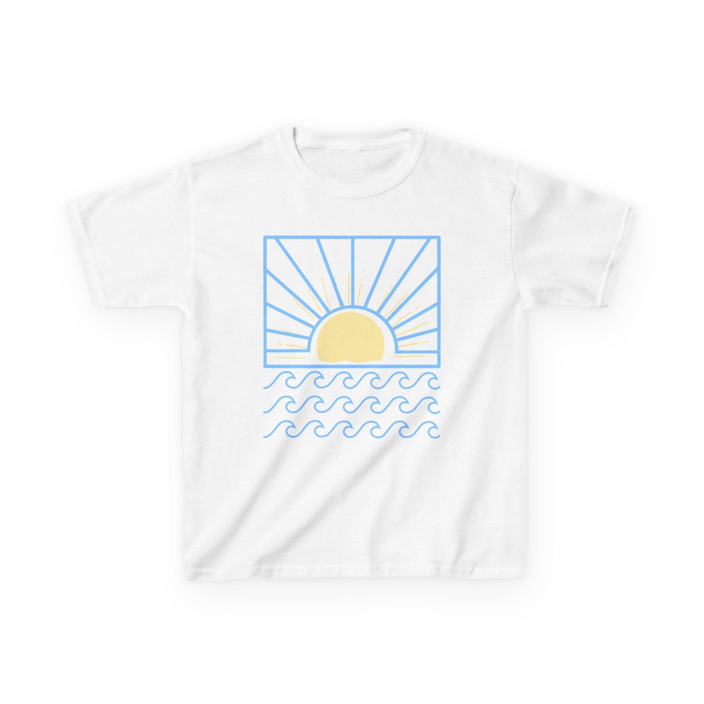 Sunset Vibes Kids Tee - Meaning of Life Shirt, Summer Gift, Beachwear, Casual Kids Clothing, Inspirational Tee