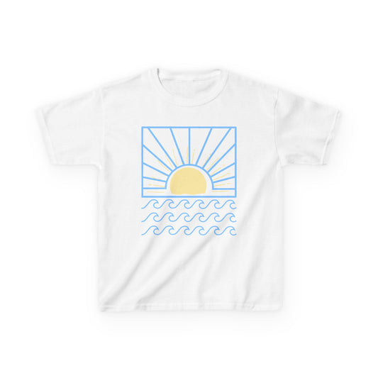 Sunset Vibes Kids Tee - Meaning of Life Shirt, Summer Gift, Beachwear, Casual Kids Clothing, Inspirational Tee