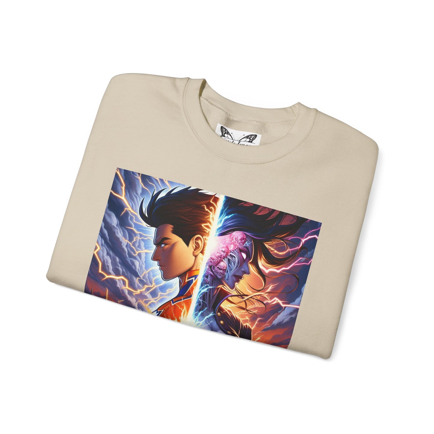 Epic Heroic Battle Unisex Sweatshirt | Cozy Crewneck for Nerds, Gifts for Fans, Stylish Casual Wear, Perfect for Conventions